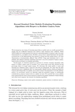 Beyond Standard Noise Models: Evaluating Denoising Algorithms with Respect to Realistic Camera Noise